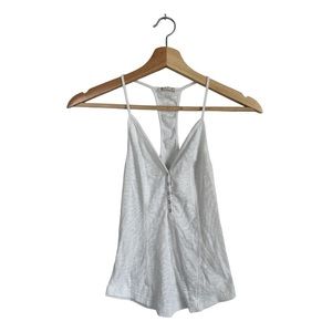 Free People intimately White Racerback tank top XS fitted / cropped